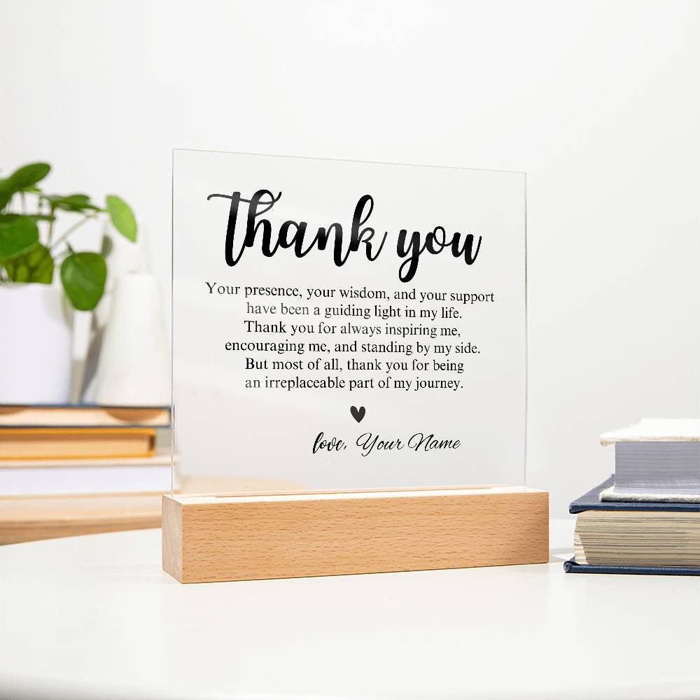 Gratitude Plaque