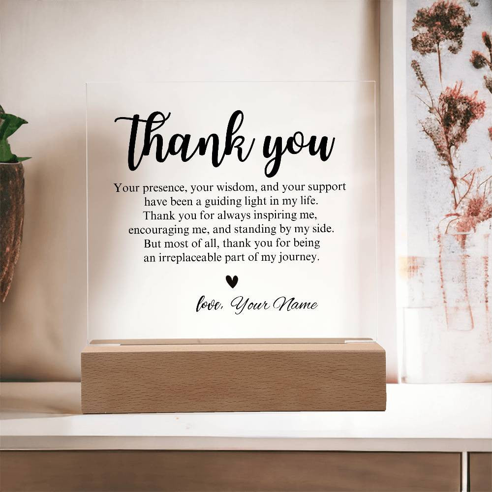 Gratitude Plaque