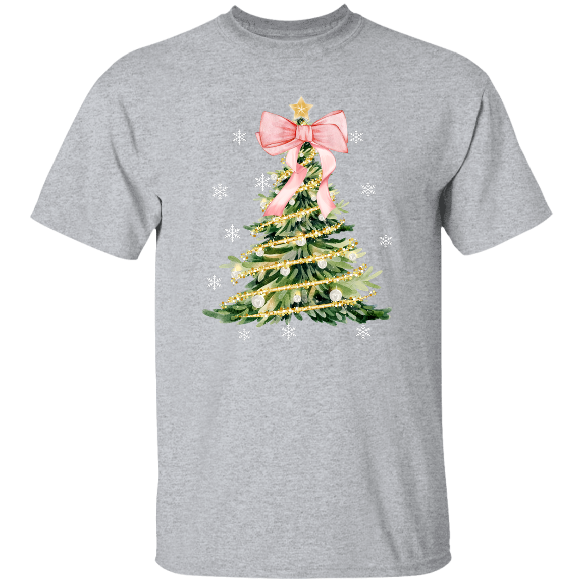 Christmas Tree Bow T-Shirt | Sweat Shirt