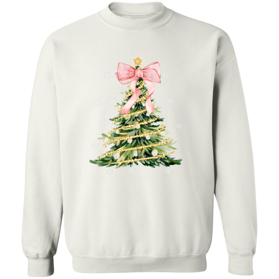 Christmas Tree Bow T-Shirt | Sweat Shirt