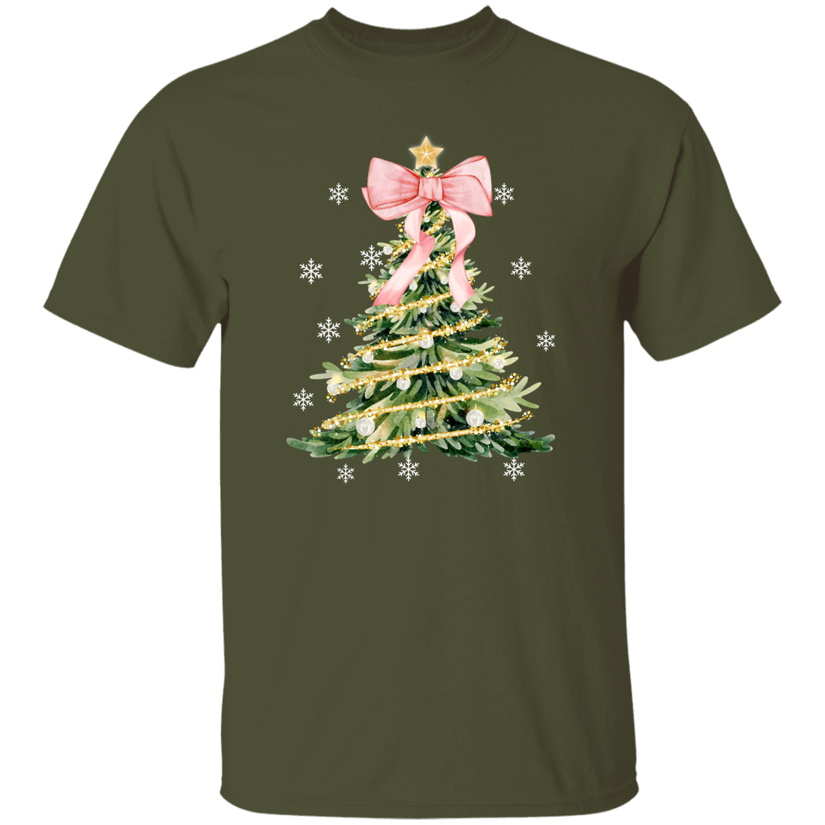 Christmas Tree Bow T-Shirt | Sweat Shirt