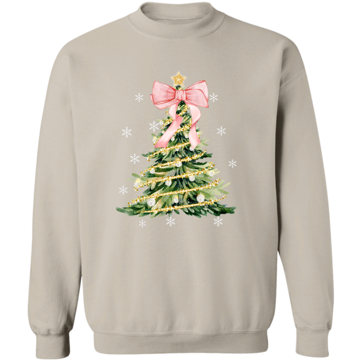 Christmas Tree Bow T-Shirt | Sweat Shirt