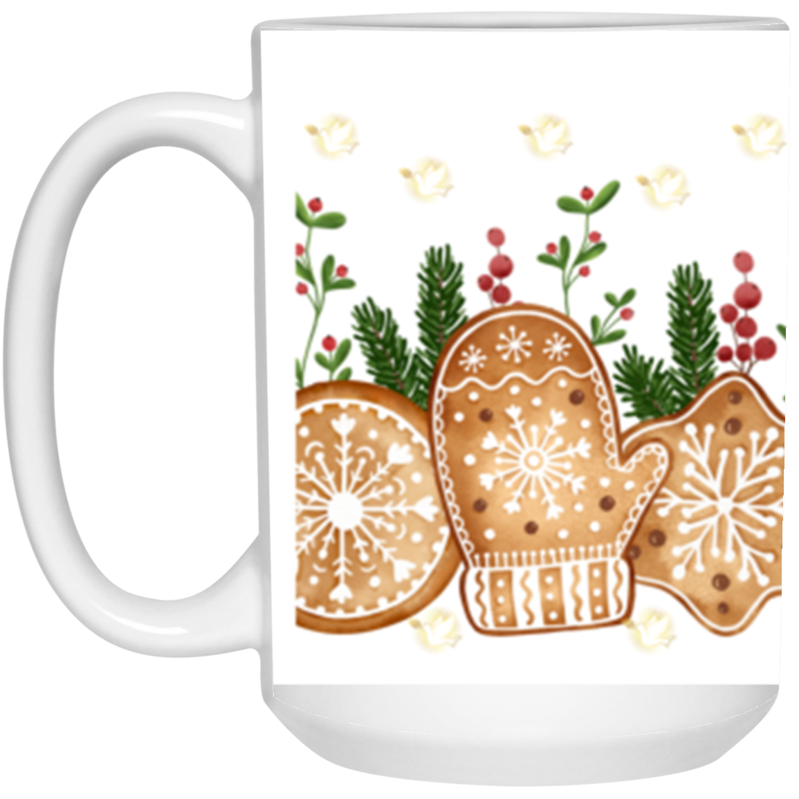 CHRISTMAS GINGERBREAD BORDER | 11OZ & 15OZ