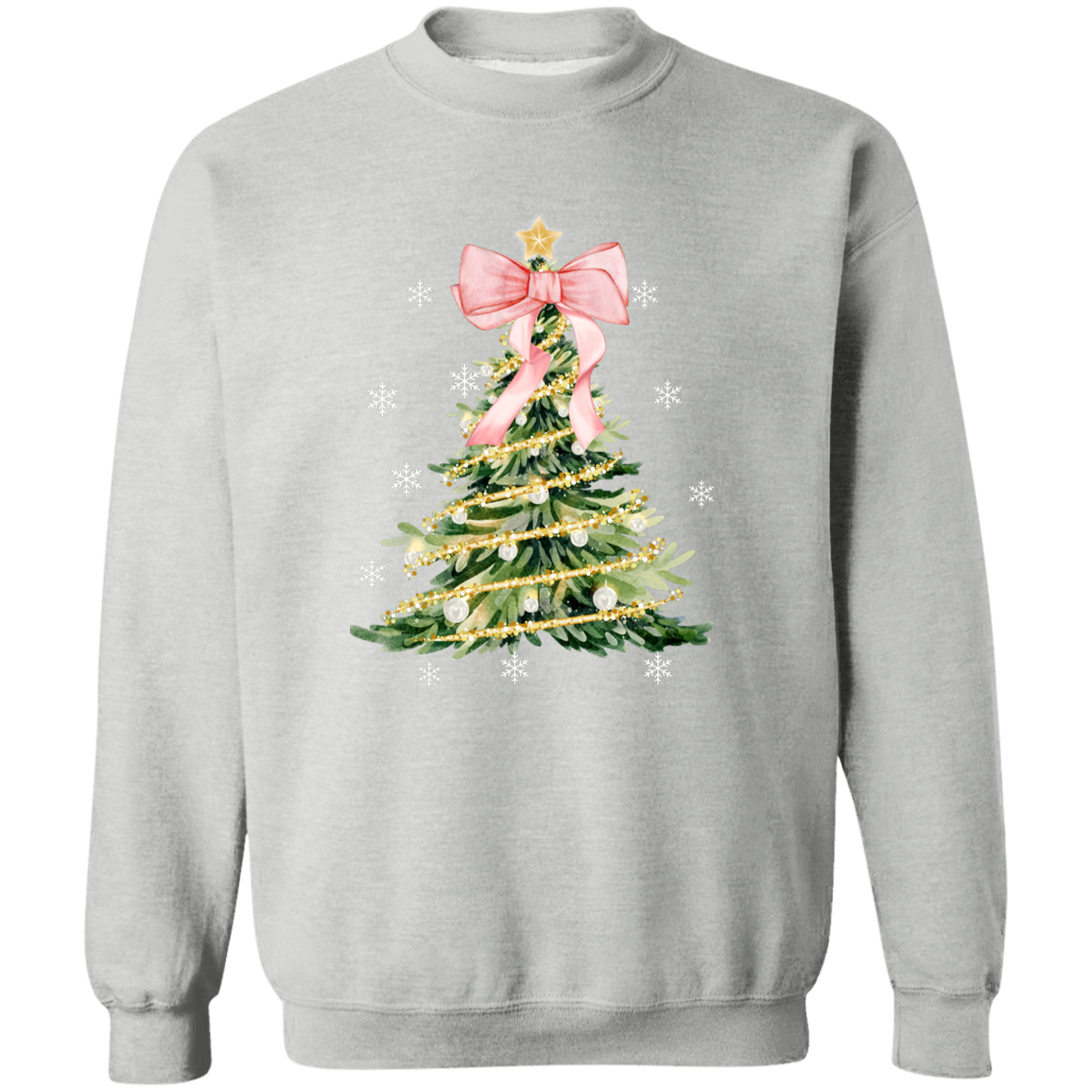 Christmas Tree Bow T-Shirt | Sweat Shirt