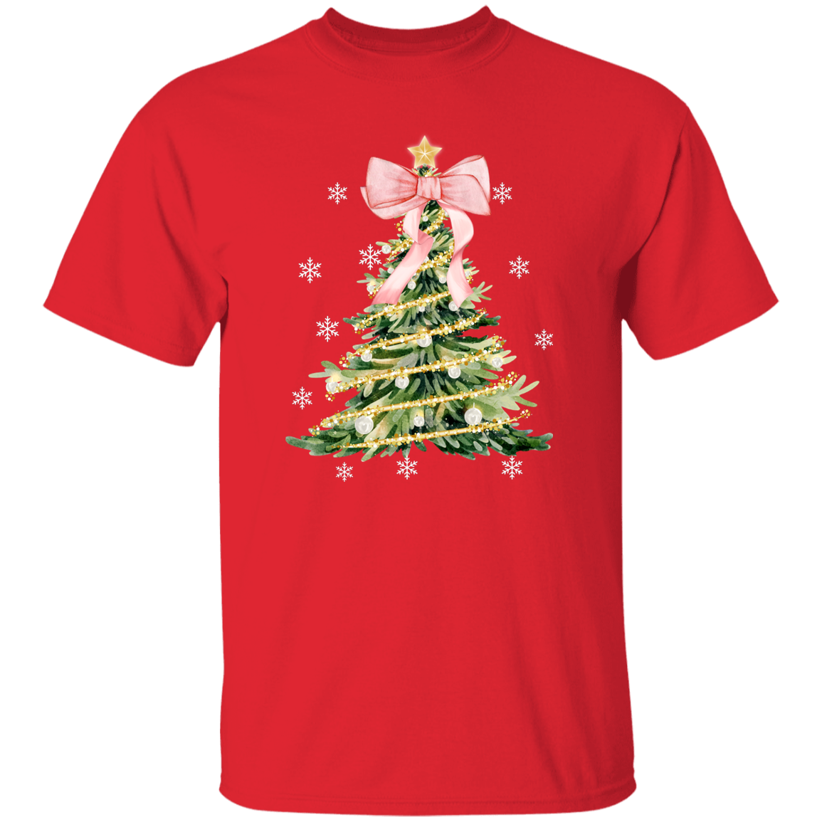 Christmas Tree Bow T-Shirt | Sweat Shirt