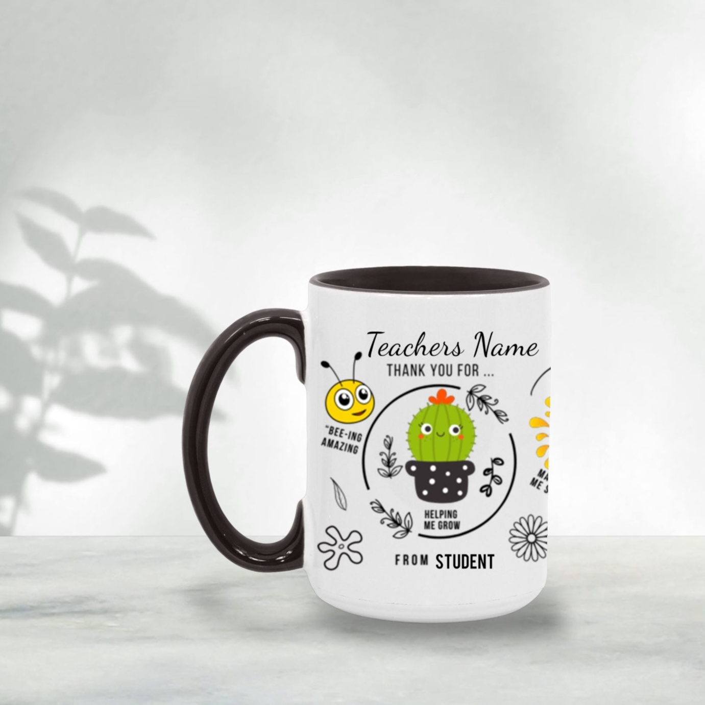 Personalized  Teachers Mug 15 oz