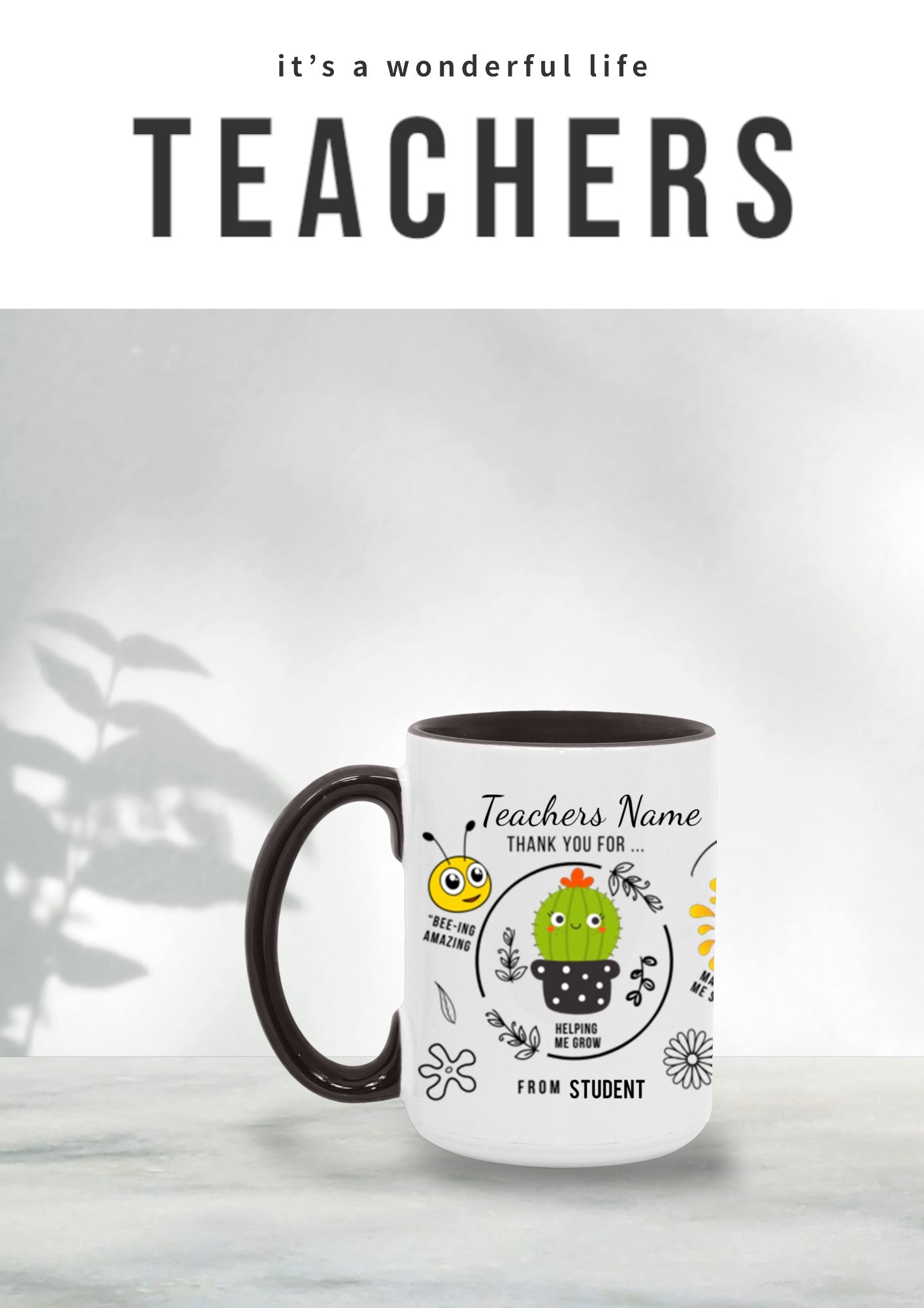 Personalized Teacher Mug