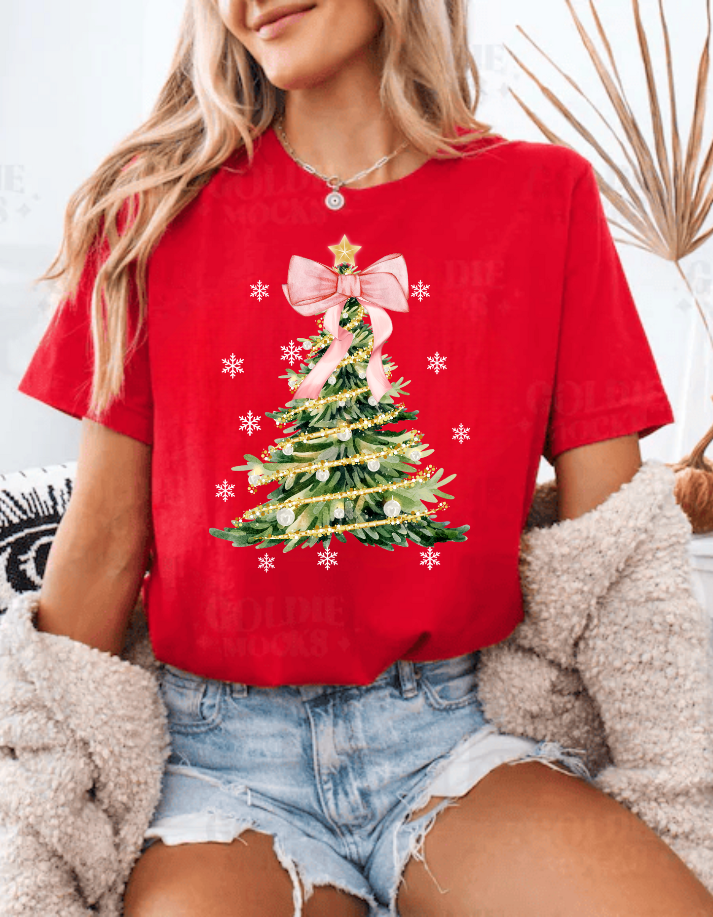 Christmas Tree Bow T-Shirt | Sweat Shirt