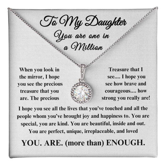 You are one in a Million | Daughter Necklace