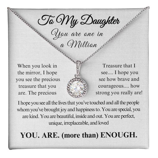 You are one in a Million | Daughter Necklace