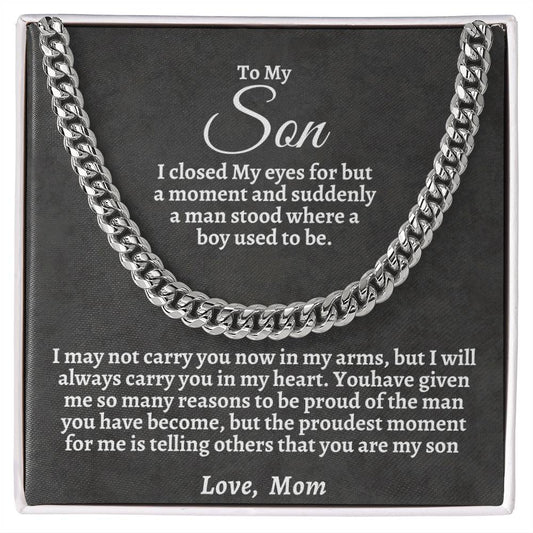 To My Son | Cuban Chain Necklace*