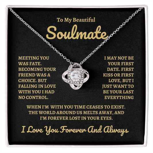 Soulmate - Time Ceases To Exist - Love Knot Necklace