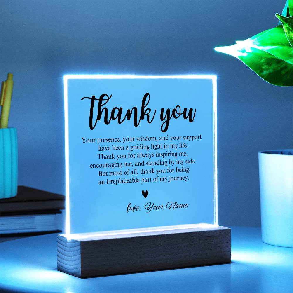 Gratitude Plaque