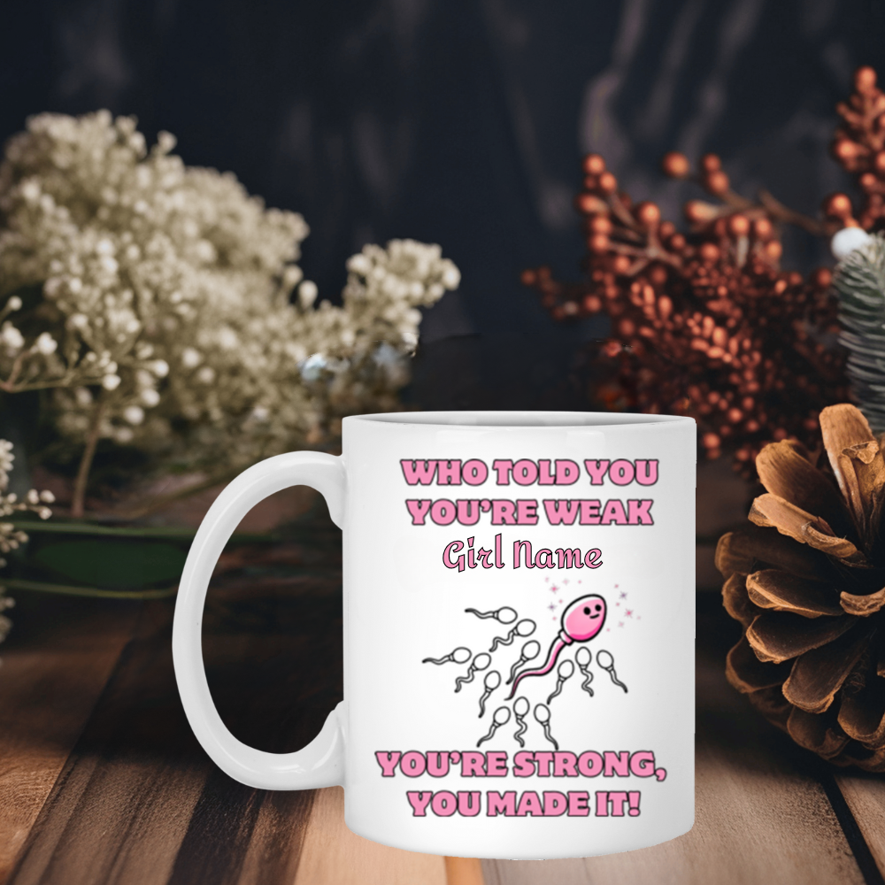 Personalized | Pink Sperm | Mugs